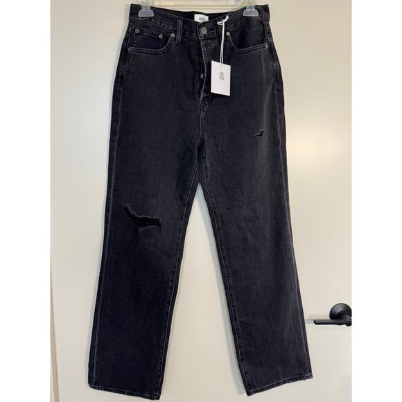 Pistola Denim | Cassie Night Shade Distressed Button Fly | Size 28 NEW - Picture 4 of 9